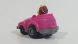 1985 McDonald's Happy Meal Fast Macs Birdie Character Pink Pull Back Toy Car Vehicle