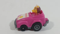 1985 McDonald's Happy Meal Fast Macs Birdie Character Pink Pull Back Toy Car Vehicle