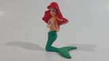 1997 The Little Mermaid Disney Movie Ariel Character Holding Seahorse 3" Plastic Toy Figure McDonald's Happy Meal