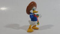 Disney The Three Caballeros Mexican Donald Duck with Sombrero and Colorful Fabric Towel Articulated Toy Action Figure
