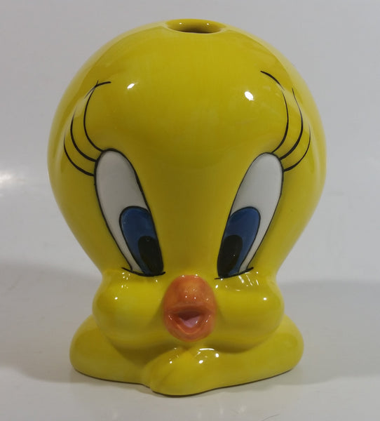 1998 Warner Bros. Looney Tunes Tweety Bird Cartoon Character Ceramic Tooth Brush Holder