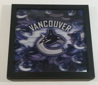 2009 Real D NHL Ice Hockey Vancouver Canucks Team Holographic 13" x 13" Picture Wall Hanging Sports Collectible