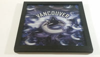 2009 Real D NHL Ice Hockey Vancouver Canucks Team Holographic 13" x 13" Picture Wall Hanging Sports Collectible