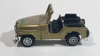 Unknown Brand Military Action Jeep Golden Die Cast Toy Army Vehicle