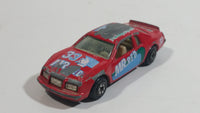 1980s Yatming Ford Thunderbird #33 Mr. Red No. 1033 Die Cast Toy Car Vehicle