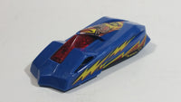 2000 Hot Wheels Kung Fu Force Shadow Jet II Blue Plastic Body Die Cast Toy Car Vehicle