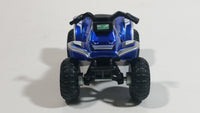 Maisto 350 Quad ATV 4 Wheeler All Terrain Vehicle Blue Pullback Die Cast Motorized Friction Toy Car Vehicle