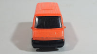 Unknown Brand Bright Fluorescent Orange Die Cast Toy Car Vehicle