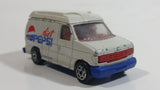 Vintage Majorette Diet Pepsi Ford Econoline Van No. 270 & 271 White 1/63 Scale Die Cast Toy Car Soda Pop Beverage Delivery Vehicle with Opening Rear Doors