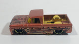 2009 Hot Wheels Rebel Rides Custom '62 Chevy Truck Satin Copper Die Cast Toy Car Vehicle - Surfboard Version (Missing)