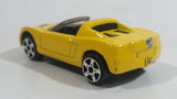 Maisto 2001 Opel Speedster Yellow Die Cast Toy Car Vehicle