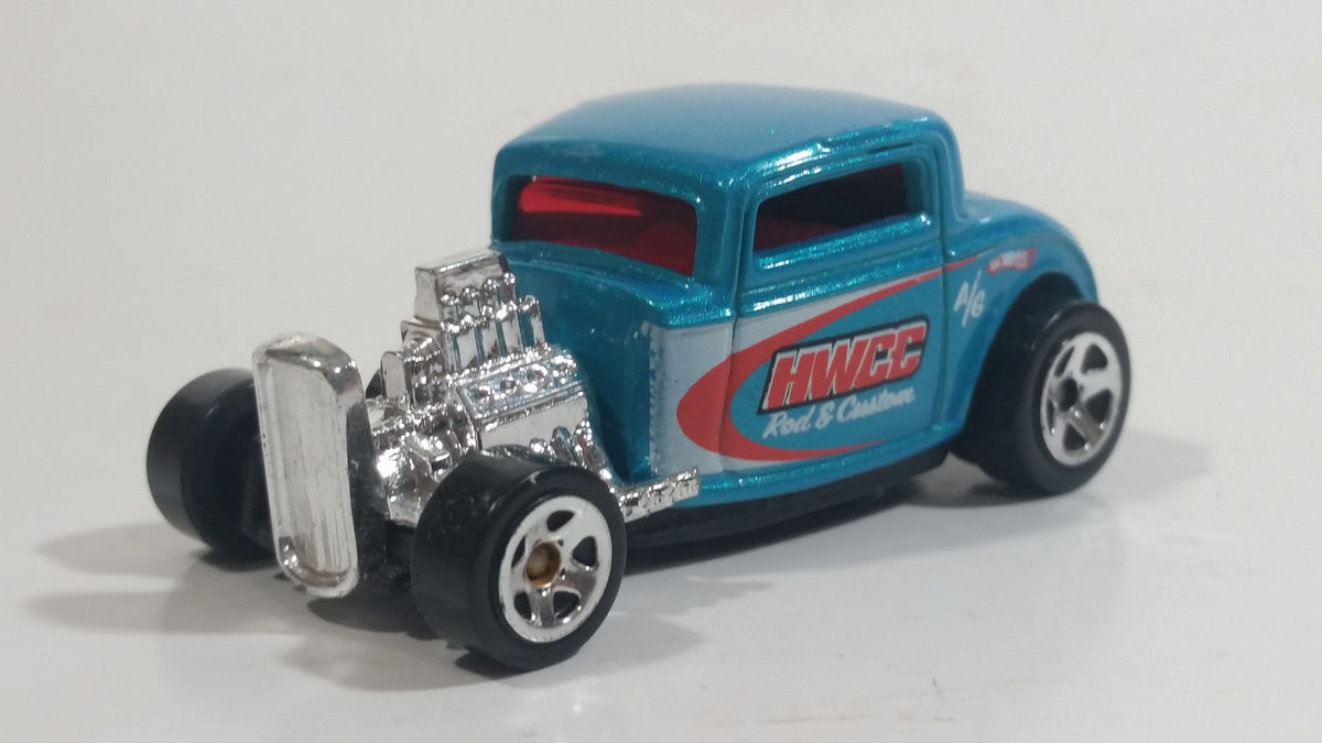 2010 Hot Wheels Hot Rods '32 Ford Metallic Turquoise Die Cast Toy Car ...