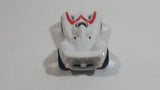 2008 Hot Wheels Track Set exclusive Mach 6 Speed Racer White Plastic Toy Race Car Vehicle