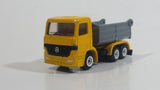 SIKU Mercedes Yellow and Grey Dump Truck Die Cast Toy Car Construction Vehicle