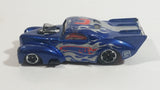 2007 Hot Wheels Racing '41 Willys Metalflake Blue #6 Die Cast Toy Hot Rod Car Vehicle