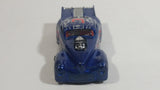2007 Hot Wheels Racing '41 Willys Metalflake Blue #6 Die Cast Toy Hot Rod Car Vehicle