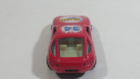1980s Yatming Hot Pink Porsche 928 Flystone #34 Super Runner Die Cast Toy Car No. 1034