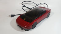 Vintage Kinyo Red and Black Plastic Sports Car Shaped VHS Video Cassette Tape Rewinder 13" Long