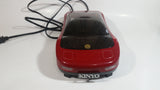 Vintage Kinyo Red and Black Plastic Sports Car Shaped VHS Video Cassette Tape Rewinder 13" Long