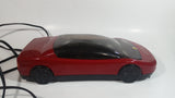 Vintage Kinyo Red and Black Plastic Sports Car Shaped VHS Video Cassette Tape Rewinder 13" Long