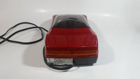 Vintage Kinyo Red and Black Plastic Sports Car Shaped VHS Video Cassette Tape Rewinder 13" Long