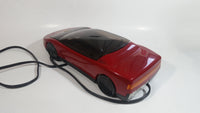 Vintage Kinyo Red and Black Plastic Sports Car Shaped VHS Video Cassette Tape Rewinder 13" Long