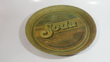 Vintage 1979 Colonel Goodfellow's Brand Famous Old Fashioned Sarsaparilia Soda 12 1/2" Round Metal Drink Beverage Serving Tray