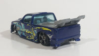 2008 Hot Wheels All Stars Super Tuned Truck Dark Blue Die Cast Toy Car Vehicle
