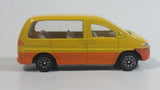Unknown Brand Van Yellow and Orange Die Cast Toy Car Vehicle
