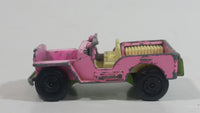 Vintage 1971 Lesney Matchbox Superfast Jeep Hot Rod No. 2 Pink Die Cast Toy Car Vehicle