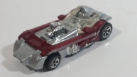 1996 Hot Wheels First Editions Twang Thang Metalflake Silver With Dark Red Guitars Die Cast Toy Car Vehicle