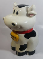 Mooing Cow Cookie Jar with Hinged lid that Moos When Opened - Working 10" Tall