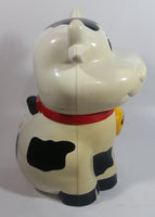 Mooing Cow Cookie Jar with Hinged lid that Moos When Opened - Working 10" Tall