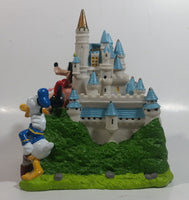 2001 Disney Disneyland Characters in Front of Castle 8" Tall PVC Coin Bank