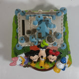 2001 Disney Disneyland Characters in Front of Castle 7 1/2" Tall PVC Coin Bank