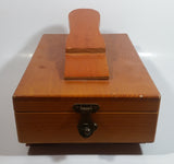 Vintage Style Wood Wooden Dovetail Shoe Shine Box