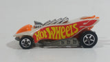 1996 Hot Wheels First Editions Turbo Flame White Die Cast Toy Car Vehicle