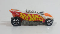 1996 Hot Wheels First Editions Turbo Flame White Die Cast Toy Car Vehicle