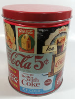 1994 Coca-Cola Coke Soda Pop Carriage Trade Mini Twist Pretzels Nostalgic Tin Beverage Advertising Collectible