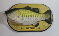 HTF Version Elvis "Billy Mouth" Big Mouth Billy Bass Singing Moving Fish On Plaque Novelty Collectible