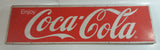 Vintage Enjoy Coca-Cola Large 10" x 36" Metal Sign