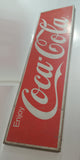 Vintage Enjoy Coca-Cola Large 10" x 36" Metal Sign