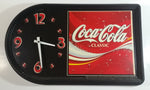 2003 Coca-Cola Coke Soda Pop Red and Black Collector's Clock 12" x 20"