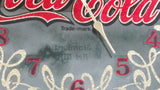 Vintage Enjoy Coca-Cola Coke Soda Pop Wood Framed Glass Mirror Advertising Clock 13 1/4" x 21 1/4"