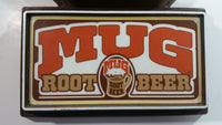 Vintage Mug Root Beer Soda Pop 19 3/4" x 13 1/4" Plastic Framed Restaurant Electric Plugin Clock Beverage Collectible