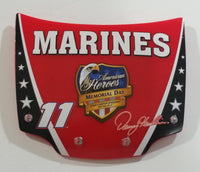 2007 Action Racing NASCAR #11 Denny Hamlin Marines American Heroes Memorial Day 1/24 Scale Hood Magnet Racing Collectible