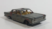 Vintage Lesney Matchbox Series Ford Galaxie No. 55/59 Red (Paint Worn Off) Die Cast Toy Car Vehicle Made in England