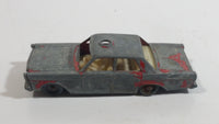 Vintage Lesney Matchbox Series Ford Galaxie No. 55/59 Red (Paint Worn Off) Die Cast Toy Car Vehicle Made in England