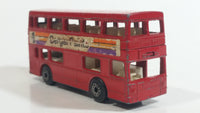 Vintage 1972 Lesney Matchbox Superfast No. 17 The Londoner Bus Berger Paints Red Die Cast Toy Car Vehicle