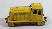 Vintage 1978 Lesney Matchbox Superfast No. 24 Shunter Train Locomotive Yellow Die Cast Toy Car Railway Railroad Vehicle